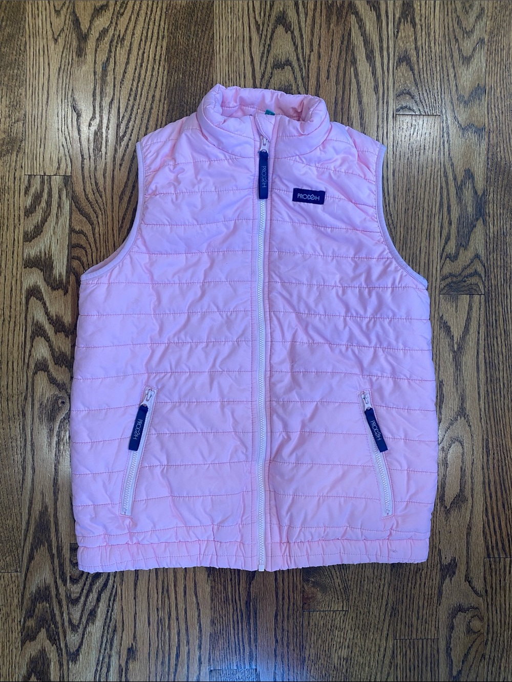 PRODOH girls pink puffer vest, size 12/14. Excellent condition, some snags